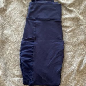 Navy fabletics power hold leggings
